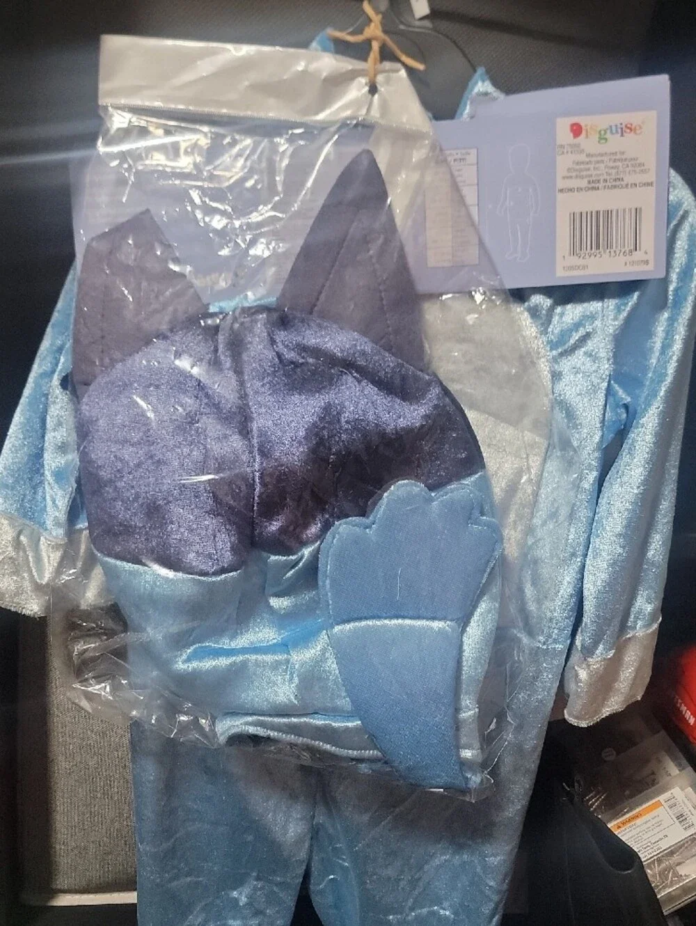 Disguise Bluey Light Blue Toddler Costume Size 2T